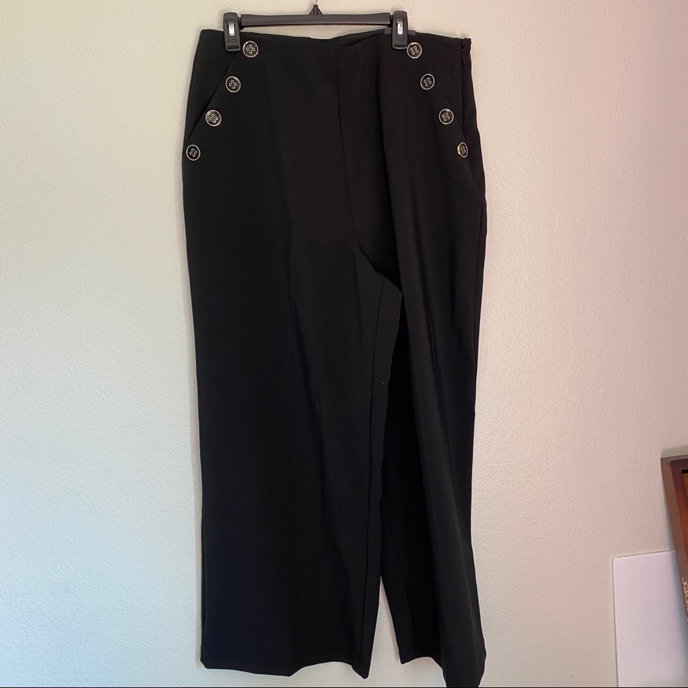 Torrid High Rise Black Nautical Pants 18